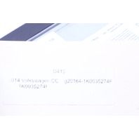 2014 Volkswagen CC GPS Navigation Display Head Unit - 1K0035274F OEM