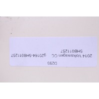 2014 Volkswagen CC Jetta Climate Temperature Control Panel OEM