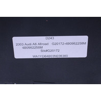 2003 2004 2005 Audi A6 Theft Locking Comfort Control Module 4B0962258M OEM