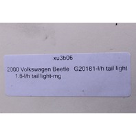 1999 2000 2001 2002 2003 2004 Volkswagen Beetle Tail Light Lamp Left 1C0945171D OEM
