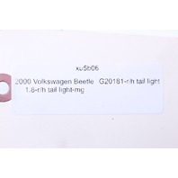 1999 2000 2001 2002 2003 2004 Volkswagen Beetle Tail Light Lamp Right 1C0945172D OEM