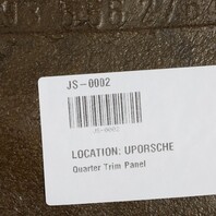 1995-1998 Porsche 911 993 Coupe Rear Quarter Trim Panels Pair Black OEM