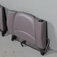 1995-1998 Porsche 911 993 Coupe Rear Seat Backrest Pair Grey OEM