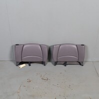 1995-1998 Porsche 911 993 Coupe Rear Seat Backrest Pair Grey OEM