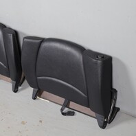 1995-1998 Porsche 911 993 Coupe Rear Seat Backrest Pair Black OEM