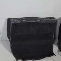 1995-1998 Porsche 911 993 Coupe Rear Seat Backrest Pair Black OEM