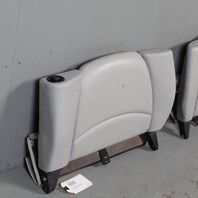 1995-1998 Porsche 911 993 Coupe Rear Seat Backrest Pair Marble Grey OEM