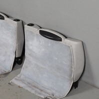 1995-1998 Porsche 911 993 Coupe Rear Seat Backrest Pair Marble Grey OEM