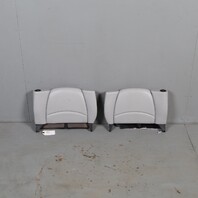 1995-1998 Porsche 911 993 Coupe Rear Seat Backrest Pair Marble Grey OEM