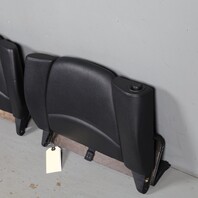 1995-1998 Porsche 911 993 Coupe Rear Seat Backrest Pair Black OEM