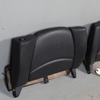 1995-1998 Porsche 911 993 Coupe Rear Seat Backrest Pair Black OEM