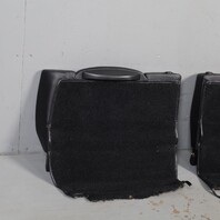 1995-1998 Porsche 911 993 Coupe Rear Seat Backrest Pair Black OEM
