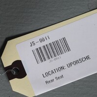 1995-1998 Porsche 911 993 Coupe Rear Seat Backrest Pair Black OEM
