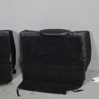 1995-1998 Porsche 911 993 Coupe Rear Seat Backrest Pair Black OEM