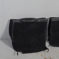 1995-1998 Porsche 911 993 Coupe Rear Seat Backrest Pair Black OEM