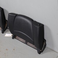 1995-1998 Porsche 911 993 Coupe Rear Seat Backrest Pair Black OEM