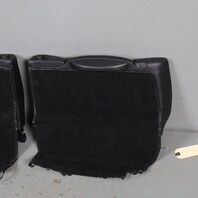 1995-1998 Porsche 911 993 Coupe Rear Seat Backrest Pair Black OEM