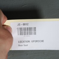 1995-1998 Porsche 911 993 Coupe Rear Seat Backrest Pair Black OEM