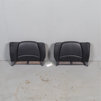 1995-1998 Porsche 911 993 Coupe Rear Seat Backrest Pair Black OEM