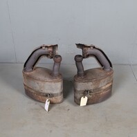 1995-1998 Porsche 911 993 Exhaust Muffler Right Left Pair With Bypass OEM