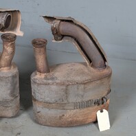 1995-1998 Porsche 911 993 Exhaust Muffler Right Left Pair With Bypass OEM