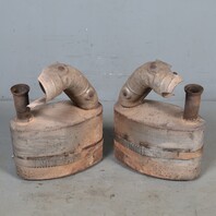 1995-1998 Porsche 911 993 Exhaust Muffler Right Left Pair With Bypass OEM