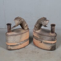 1995-1998 Porsche 911 993 Exhaust Muffler Right Left Pair With Bypass OEM