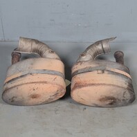 1995-1998 Porsche 911 993 Exhaust Muffler Right Left Pair With Bypass OEM