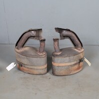1995-1998 Porsche 911 993 Exhaust Muffler Right Left Pair With Bypass OEM