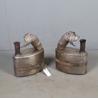 1995-1998 Porsche 911 993 Exhaust Muffler Right Left Pair With Bypass OEM