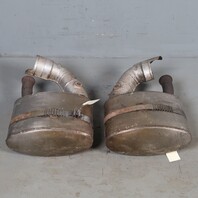1995-1998 Porsche 911 993 Exhaust Muffler Right Left Pair With Bypass OEM