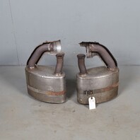 1995-1998 Porsche 911 993 Exhaust Muffler Right Left Pair With Bypass OEM