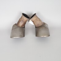1999-2001 Porsche 911 996 3.4 Exhaust Muffler Tip Pair Set OEM 99611125155