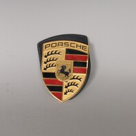 Porsche 911 Boxster Cayman Cayenne Hood Emblem Crest Badge OEM 99655921101 Gold