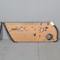 191995-1998 Porsche 911 993 Door Panels Pair Set Classic Grey Leatherette OEM