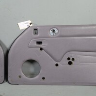 191995-1998 Porsche 911 993 Door Panels Pair Set Classic Grey Leatherette OEM