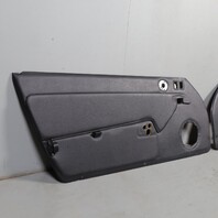 1995-1998 Porsche 911 993 Door Panels Pair Set Left Right Black OEM
