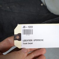 1995-1998 Porsche 911 993 Front Trunk Carpet Black OEM