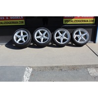 Ferrari 360 Modena Wheels Front Rear Set of 4 Tires - Wheels have some scratches OEM