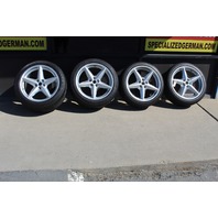 Ferrari 360 Modena Wheels Front Rear Set of 4 Tires - Wheels have some scratches OEM