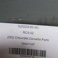2002 Chevrolet Corvette Parts