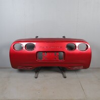 1997-2004 Chevrolet Corvette C5 Rear Bumper Cover Magnetic Red OEM 10433081