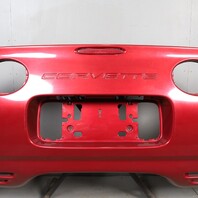 1997-2004 Chevrolet Corvette C5 Rear Bumper Cover Magnetic Red OEM 10433081