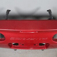 1997-2004 Chevrolet Corvette C5 Rear Bumper Cover Magnetic Red OEM 10433081