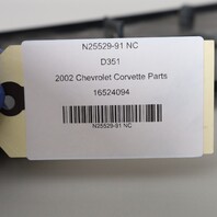 1997-2004 Chevrolet Corvette C5 Rear License Plate Bracket Reverse Lights OEM