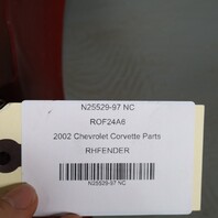 1997-2004 Chevrolet Corvette C5 Right Front Fender Magnetic Red OEM 10288101