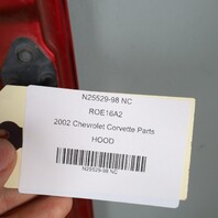 1997-2004 Chevrolet Corvette C5 Hood Magnetic Red OEM 10288101