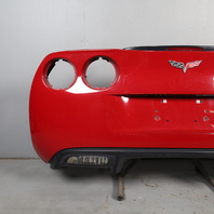 2005-2013 Chevrolet Corvette C6 Rear Bumper Cover Cobalt Red OEM 15895252