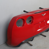 2005-2013 Chevrolet Corvette C6 Rear Bumper Cover Cobalt Red OEM 15895252