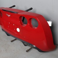 2005-2013 Chevrolet Corvette C6 Rear Bumper Cover Cobalt Red OEM 15895252